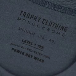 Trophy Clothing "Monochrome" PC Pocket Tee Charcoal 29 Trophy Clothing