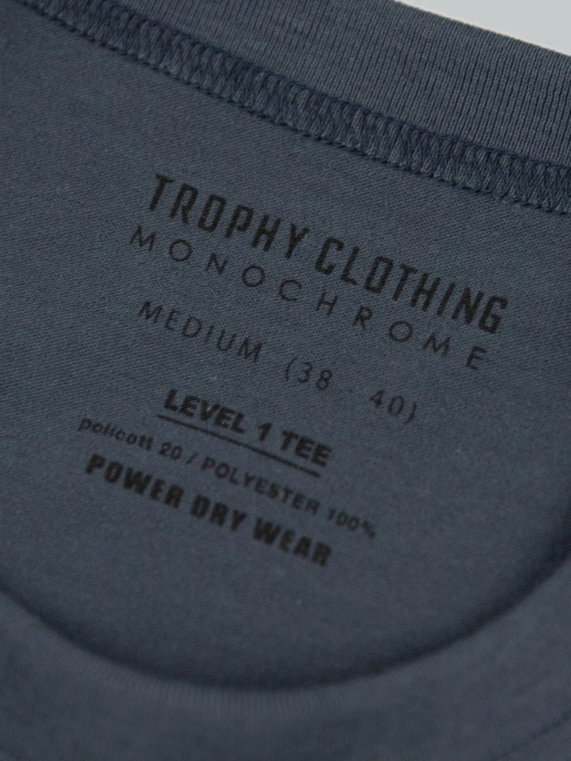 Trophy Clothing "Monochrome" PC Pocket Tee Charcoal 14 Trophy Clothing "Monochrome" PC Pocket Tee Charcoal