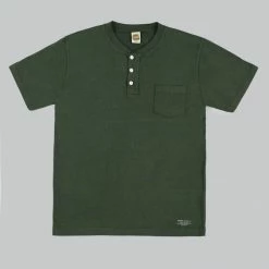 Trophy Clothing OD Henley Tee Olive NEW ARRIVALS