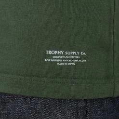 Trophy Clothing OD Henley Tee Olive NEW ARRIVALS
