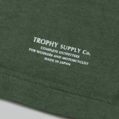 Trophy Clothing OD Henley Tee Olive NEW ARRIVALS