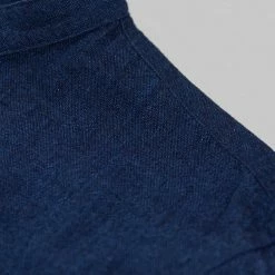UES Indigo Band Collar Shirt