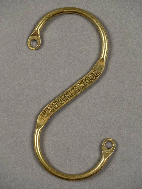 UES Brass S-Hook Golden 5 UES Brass S-Hook Golden