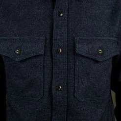 UES Indigo Extra Heavy Flannel Shirt 33 UES Indigo Extra Heavy Flannel Shirt