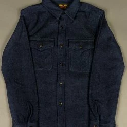 UES Indigo Extra Heavy Flannel Shirt 31 UES Indigo Extra Heavy Flannel Shirt