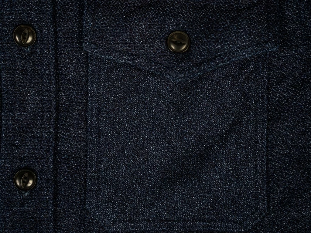 UES Indigo Extra Heavy Flannel Shirt 15 UES Indigo Extra Heavy Flannel Shirt