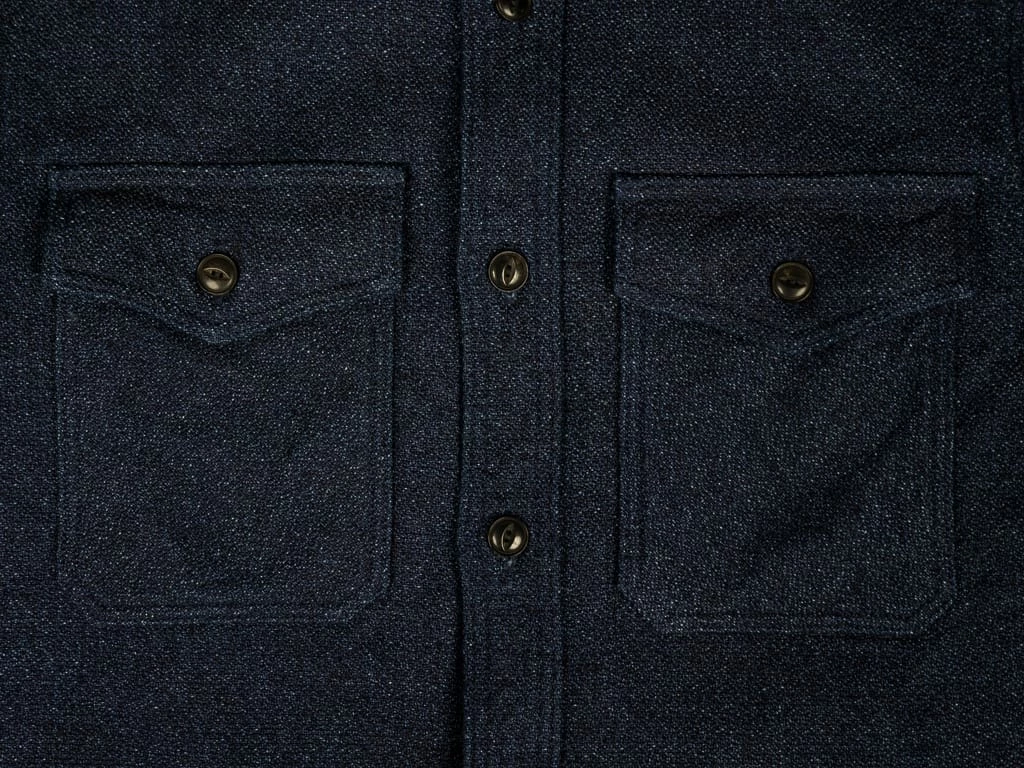 UES Indigo Extra Heavy Flannel Shirt 14 UES Indigo Extra Heavy Flannel Shirt