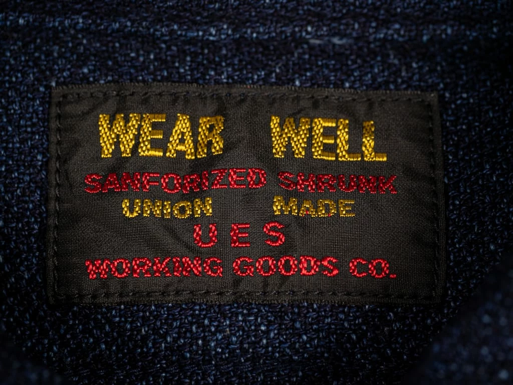 UES Indigo Extra Heavy Flannel Shirt 22 UES Indigo Extra Heavy Flannel Shirt