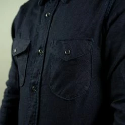 UES Indigo Heavy Flannel Shirt 31 UES Indigo Heavy Flannel Shirt
