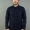 UES Indigo Heavy Flannel Shirt 2 UES Indigo Heavy Flannel Shirt