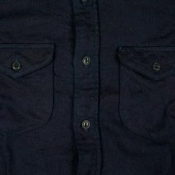 UES Indigo Heavy Flannel Shirt 35 UES Indigo Heavy Flannel Shirt