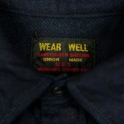 UES Indigo Heavy Flannel Shirt 33 UES Indigo Heavy Flannel Shirt