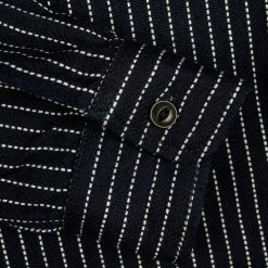 UES Indigo Stripe Heavy Flannel Shirt