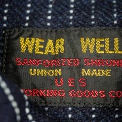 UES Indigo Stripe Heavy Flannel Shirt