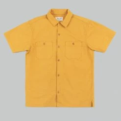 UES Short Sleeve Mechanic Shirt Yellow NEW ARRIVALS