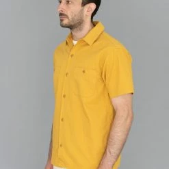 UES Short Sleeve Mechanic Shirt Yellow NEW ARRIVALS