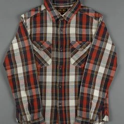UES Heavy Flannel Shirt Red