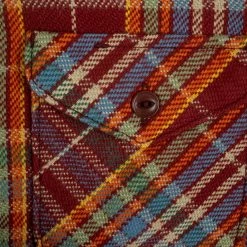 UES Heavy Flannel Shirt Red/Orange
