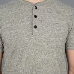 UES Ramayana Henley Neck T-Shirt Grey NEW ARRIVALS 23 UES Ramayana Henley Neck T-Shirt Grey NEW ARRIVALS