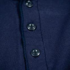 UES Ramayana Henley Neck T-Shirt Navy