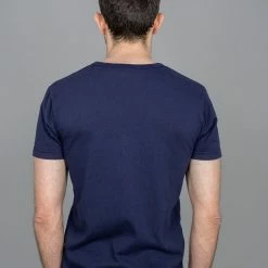 UES Ramayana Henley Neck T-Shirt Navy