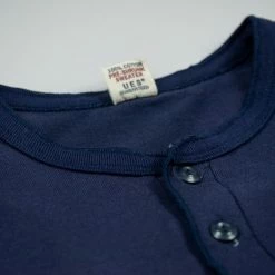 UES Ramayana Henley Neck T-Shirt Navy