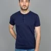 UES Ramayana Henley Neck T-Shirt Navy 2 UES Ramayana Henley Neck T-Shirt Navy