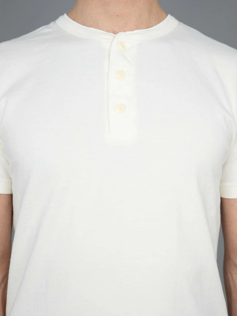 UES Ramayana Henley Neck T-Shirt White NEW ARRIVALS 6 UES Ramayana Henley Neck T-Shirt White NEW ARRIVALS