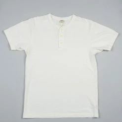 UES Ramayana Henley Neck T-Shirt White NEW ARRIVALS 25 UES Ramayana Henley Neck T-Shirt White NEW ARRIVALS