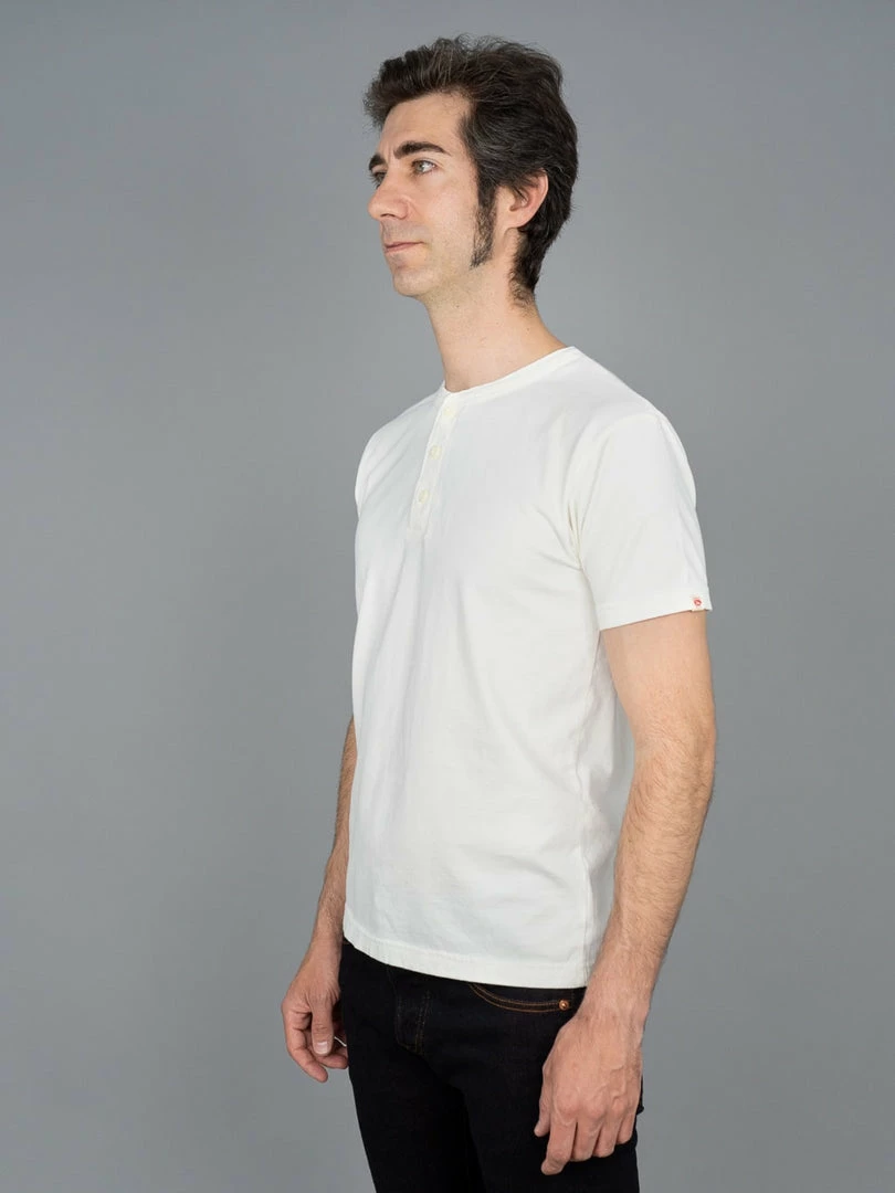 UES Ramayana Henley Neck T-Shirt White NEW ARRIVALS 5 UES Ramayana Henley Neck T-Shirt White NEW ARRIVALS