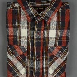 UES Heavy Flannel Shirt Red