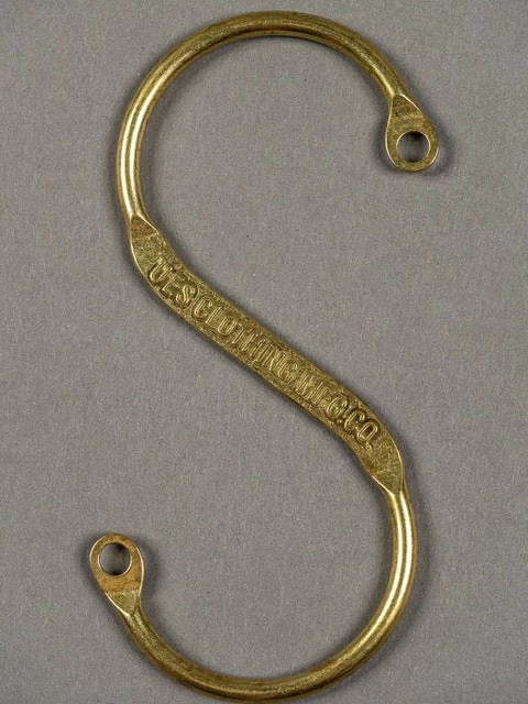 UES Brass S-Hook Golden 4 UES Brass S-Hook Golden