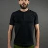 UES Ramayana Henley Neck T-Shirt Black 2 UES Ramayana Henley Neck T-Shirt Black