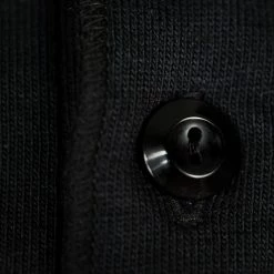 UES Ramayana Henley Neck T-Shirt Black