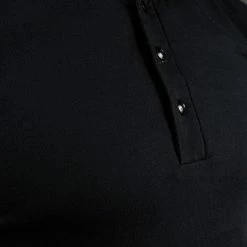 UES Ramayana Henley Neck T-Shirt Black