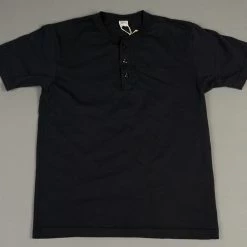 UES Ramayana Henley Neck T-Shirt Black