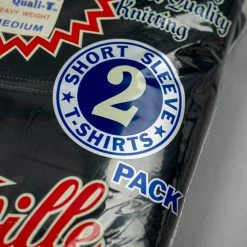 Whitesville Tubular T-shirt Black (2 Pack)